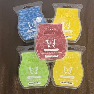 Scentsy wax melts bundle (5) unused bars